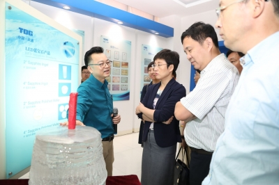 2018年8月1日上海浦東新區區委常委統戰部長金梅調研天通